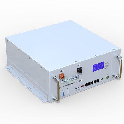 25.6V 2.5KWh Η μπαταρία του σταθμού βάσης τηλεπικοινωνιών με διάρκεια ζωής 10 ετών