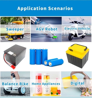 Προσαρμοσμένο 32700 Lifepo4 κυψέλες μπαταρία 6300mAh Μαξ φόρτιση ρεύμα 2A 3.2V