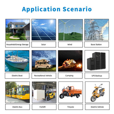 5000 φορές AGV μπαταρία λιθίου, 100ah 48V Lifepo4 μπαταρία λιθίου καρότσι γκολφ