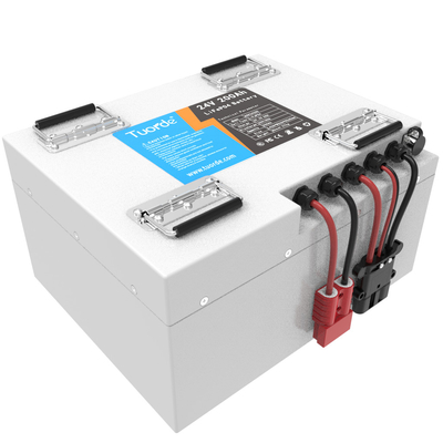 200A Προσαρμοσμένες μπαταρίες λιθίου LiFePO4 24V 200Ah Για ανελκυστήρα τρακτέρ