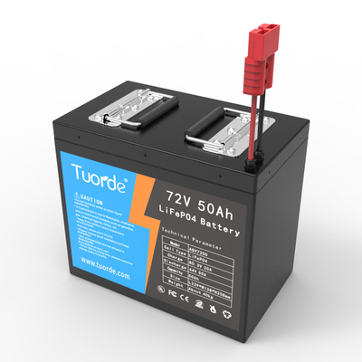 72V 50Ah AGV κινητήρας LiFePo4 μπαταρία ιόντων λιθίου 5000 φορές για σκάφος ISO14001